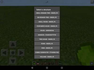 Instant Structure Mod For Minecraft PE 1.1.0, 1.0.6, 1.0.5, 1.0.0