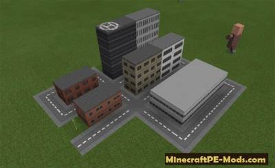 Mini City Texture / Resource Pack For MCPE 1.2.0, 1.1.5, 1.1.4, 1.1.0
