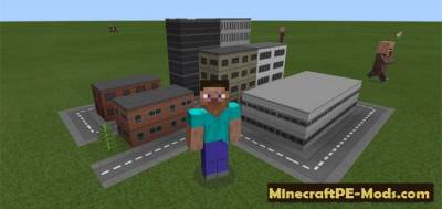 Mini City Texture / Resource Pack For MCPE 1.2.0, 1.1.5, 1.1.4, 1.1.0