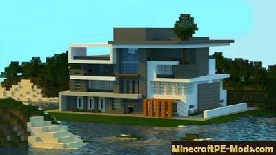 Flows HD For Modern Buildings MCPE Texture Pack 1.2.0, 1.1.5