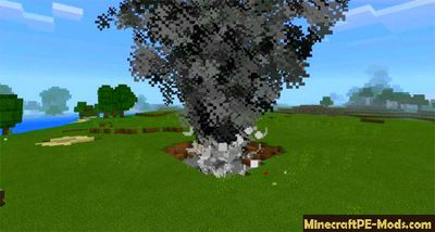 Tornado Mod For Minecraft PE 1.2.3, 1.2.2, 1.2.1, 1.2.0