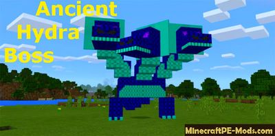 Ancient Hydra Boss Mod For Minecraft PE 1.2.0, 1.1.5, 1.1.4