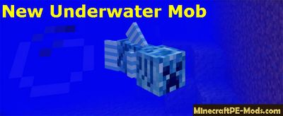 New Underwater Mobs Mod For Minecraft PE 1.2.0, 1.1.5, 1.1.4