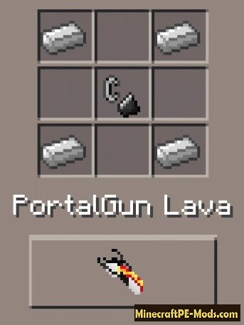 Portal Gun 2 Mod For Minecraft PE 1.2.0, 1.1.5, 1.1.4, 1.0.0