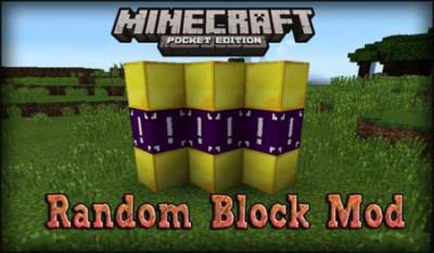 Random Block Mod For Minecraft PE