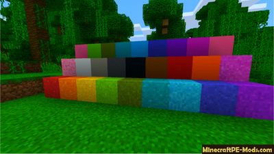Solid Color Blocks Minecraft PE Texture Pack 1.2.0, 1.1.5, 1.1.4