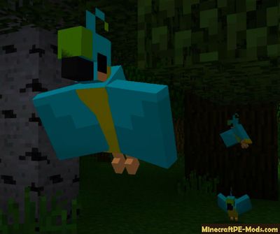 Parrot PC 1.12.2 For Minecraft PE Addon / Mod