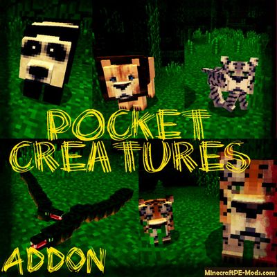 Pocket Creatures Minecraft PE Addon Pack