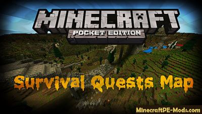 Survival Quests Minecraft PE Map