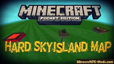 Hard Skyisland Minecraft PE Map