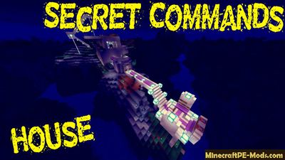 House with a Secret Commands Minecraft PE Map