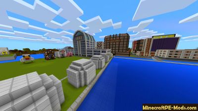 City Spawn From Server Minecraft PE Map
