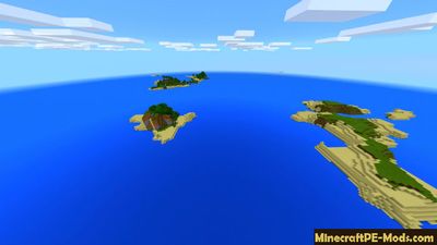 Epic Island with Mushrooms Minecraft PE Seed