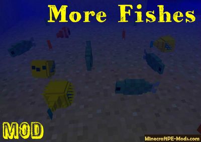 New More Fishes Minecraft PE Mod 1.2.0, 1.1.5, 1.1.4, 1.1.0