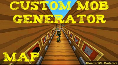 Custom Mob Generator Minecraft PE Map