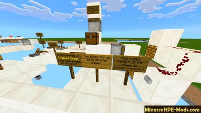 List Of Redstone Guides Minecraft PE Map