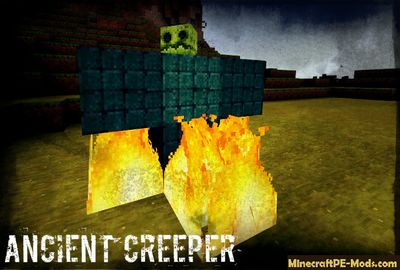 Ancient Creeper Minecraft PE Mod 1.2.0, 1.1.5, 1.1.4, 1.1.0