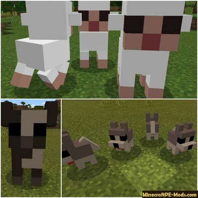Cute Pixel Mobs MCPE Texture / Resource Pack 1.2.0, 1.1.5, 1.1.4