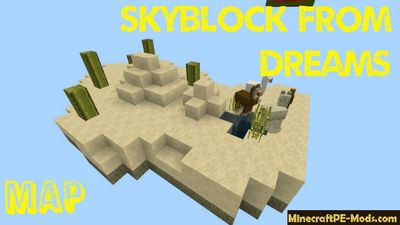 Skyblock From Dreams Minecraft PE Map