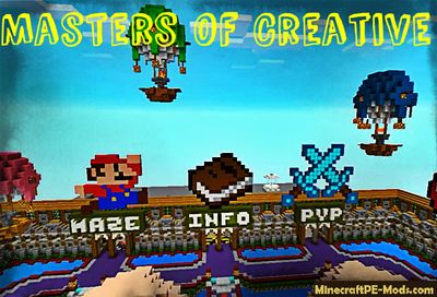 Masters Of Creative Minecraft PE Server