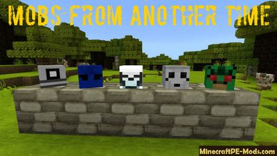 Mobs From Another Time Minecraft PE Mod 1.2.0, 1.1.5, 1.1.0