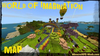 World of Imagination Minecraft PE Map