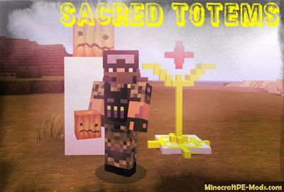 Sacred Totems of Protection Minecraft PE Mod 1.2.11, 1.2.10, 1.2.8