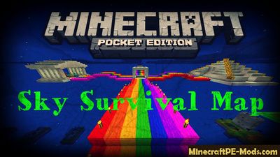 Sky Survival Minecraft PE Map