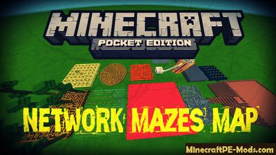 Network Mazes Minecraft PE Map
