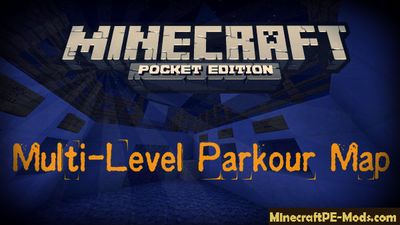 Multi-Level Parkour Minecraft PE Map