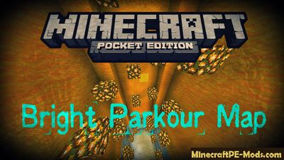 Bright Parkour Minecraft PE Map
