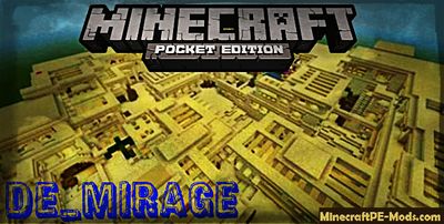 De_Mirage CS:GO Minecraft PE Map