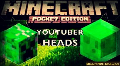 TOP YouTube's in Blocks Minecraft PE Mod 1.2.0, 1.1.5, 1.1.0