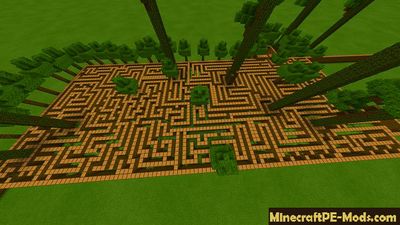 Hard Labyrinth Minecraft PE Map