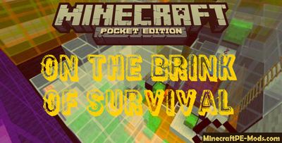 On the Brink of Survival Minecraft PE Bedrock Map