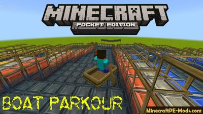 Boat Parkour Mini Games Minecraft PE Map