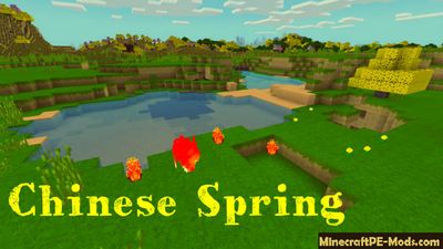 Chinese Spring Minecraft Bedrock Texture Pack 1.2.11, 1.2.10