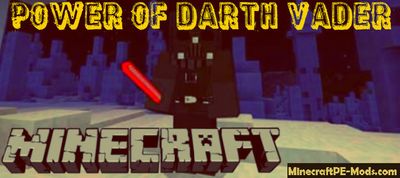 Power of Darth Vader Minecraft PE Bedrock Mod / Addon 1.2.9