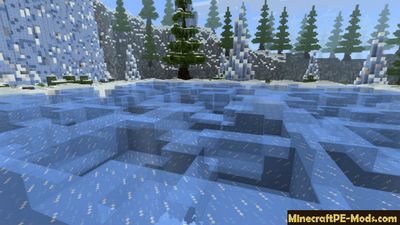 Deadly Icicles Mini-Game Minecraft PE Bedrock Map