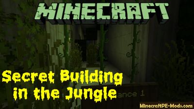 Secret Building in the Jungle Minecraft PE Map