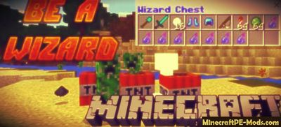 Wizard Items Minecraft PE Map