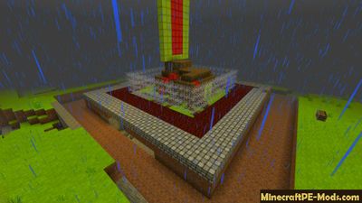 Auto Defensive House Minecraft PE Bedrock Map