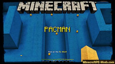 Arcade: The Pacman Minecraft PE Bedrock Map