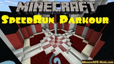 SpeedRun Parkour Minecraft PE Bedrock Map