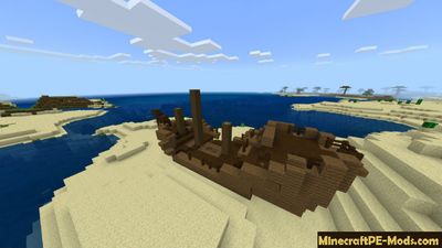 Shipwreck Minecraft PE Seed