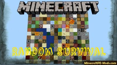 Random Survival Minecraft PE Bedrock Map