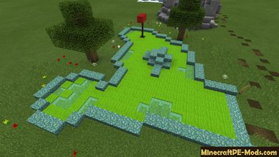 MiniGolf MiniGame Minecraft PE Bedrock Map