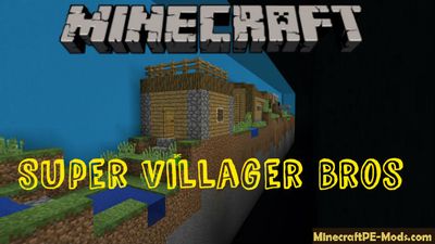 Super Villager Bros Minecraft PE Map