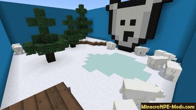 Find the button on the farms MCPE Bedrock Map 1.6, 1.5, 1.4.4