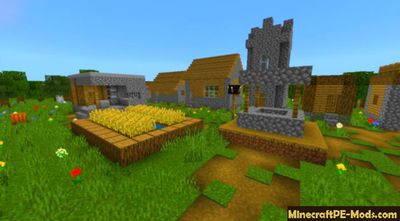 Custom Village Generator Minecraft PE Addon